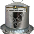 GALVANIZED POULTRY DOUBLE WALL DRINKER 2 GAL