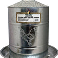 GALVANIZED POULTRY DOUBLE WALL DRINKER 5 GAL