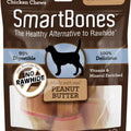 SMARTBONES HEALTHY ALTERNATIVE CHEWS MD-4 PK PEANUT BUTTER