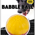 ANIMAL SOUNDS BABBLE BALL DOG TOY LG RED/YELLOW