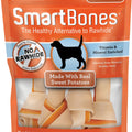 SMARTBONES HEALTHY ALTERNATIVE CHEWS MD-4 PK SWEET POTATO