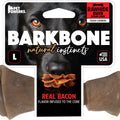 BARKBONE USA RAWHIDE STYLE NYLON DOG CHEW LG BACON