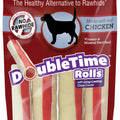 SMARTBONES DOUBLETIME ROLLS W/LONG-LASTING CENTER LG-4 PK CHICKEN/VEGETAB
