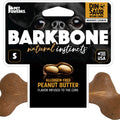 DINOSAUR BARKBONE USA WOOD DOG CHEW SM PEANUT BUTTER