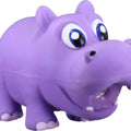 NATURFLEX HIPPO LATEX DOG TOY BABIES-3.5 IN PURPLE