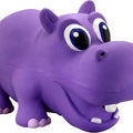 NATURFLEX HIPPO LATEX DOG TOY LG-8.5 IN PURPLE