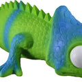 NATURFLEX CHAMELEON LATEX DOG TOY LG-11.75 IN GREEN/BLUE