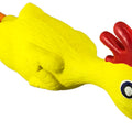 NATURFLEX CHICKEN LATEX DOG TOY MD-9.25 IN YELLOW