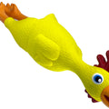 NATURFLEX CHICKEN LATEX DOG TOY JUMBO-16 IN YELLOW