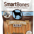 SMARTBONES TRIPLE FLAVOR RIBS 10 PK PEANUT BUTTER