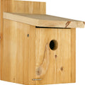 CEDAR WREN BOX BIRD HOUSE  NATURAL