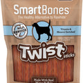 SMARTBONES TWISTS STICKS 50 CT BUFFALO