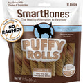 SMARTBONES PUFFY ROLLS 8PK PEANUT BUTTER