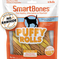 SMARTBONES PUFFY ROLLS 4PK SWEET POTATO