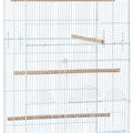 TALL ECONOMY PARAKEET/COCKATIEL CAGE 18X18X36 IN ASSORTED