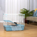 SMALL ANIMAL HOME UNIVERSAL BUNGALOW 27X17.5X23 IN BLUE/WHITE