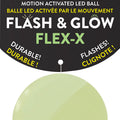 SPUNKYPUP FLASH & GLOW FLEX-X LED FLASHING BALL