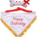 ZIPPYPAWS BIRTHDAY BANDANA AND BONE O/S