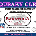 SARATOGA SQUEAKY CLEAN HORSE SHAMPOO 1 GAL
