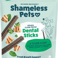 SHAMELESS DOG DENTAL STICKS 7.2 OZ CHICKEN/APPLES