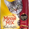 MEOW MIX TENDER CENTERS DRY CAT FOOD 3 LB BEEF/SALMON