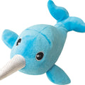 SNUGAROOZ BABY NIKKI THE NARWHAL 7 IN BLUE