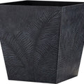 SOUTHERN PATIO FERN PLANTER 12 IN GRAY