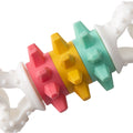 SNUGAROOZ TWIST & SHAKE NYLON BONE WITH 3 RINGS 6 IN