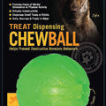 STARMARK USA TREAT DISPENSING CHEW BALL 4 IN GREEN