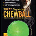 STARMARK USA TREAT DISPENSING CHEW BALL 2.75 IN GREEN