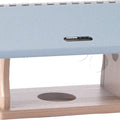 BIRD'S CHOICE RECYCLED PLASTIC BLUEBIRD FEEDER 4 OZ CAP GREY