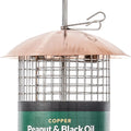 BIRD'S CHOICE SUNFLOWER & PEANUT FEEDER 1 LB CAP COPPER