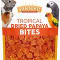 SUNSEED TROPICAL DRIED PAPAYA BITES 5 OZ PAPAYA