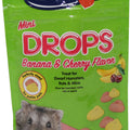 VITAKRAFT MINI DROPS DWARF HAMSTER TREATS 2.5 OZ BANANA/CHERRY