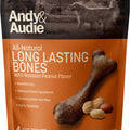 ANDY & AUDIE ALTERNATIVE BONE CHEWS FOR DOGS MEDIUM-4 CT NUT