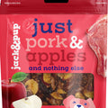 JACK & PUP JUST REAL INGREDIENTS OVEN BAKED TREATS 7 OZ PORK/APPLE