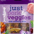 JACK & PUP JUST REAL INGREDIENTS OVEN BAKED TREATS 7 OZ PORK/VEGGIES