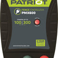 PATRIOT PMX600 FENCE ENERGIZER UP TO 100 MILE BLACK