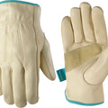 WELLS LAMONT WOMENS HYDRAHYDE LEATHER DRIVER GLOVE LG