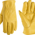 WELLS LAMONT KIDS GRAIN COWHIDE FULL LEATHER GLOVE