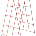 A-FRAME PLANT SUPPORT TRELLIS 48X18 IN RED