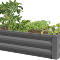PANACEA GALVANIZED RAISED GARDEN PLANTER 48X26X12 IN ANTIQUE IRON