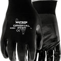 WATSON GLOVES MENS STEALTH ORIGINAL NITRILE LG BLACK