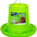 CHICKEN FEEDER PLASTIC 6.5 LB-MD GREEN