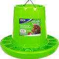 CHICKEN FEEDER PLASTIC 16.5 LB-LG GREEN