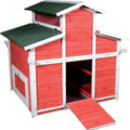 LITTLE RED HEN BIG RED CHICKEN BARN 49.25X42.75X47 RED/WHITE