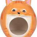 TABBY CAT HAMSTER HIDEOUT CERAMIC