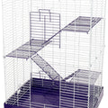 CHEW PROOF 4-STORY CAGE 17X12.75X24 IN PURPLE/WHITE