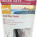 WILD EATS COD SKIN TWIST DOG CHEWS 2 OZ COD