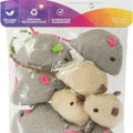 SMARTYKAT SKITTER CRITTERS VALUE PACK CATNIP TOYS 10 PC